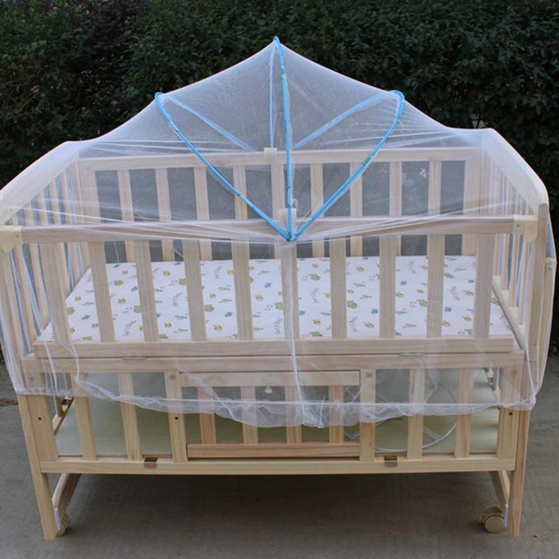 Ouneed Baby Cradle Bed Mosquito Nets Universal Arched Summer Baby Safe Mosquito Net For Baby Bed Infants Insect Net Full Cover 220531