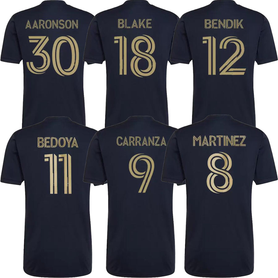 2022 2023 Philadelphia Union Mens Soccer Jerseys GLESNES UHRE CARRANZA BEDOYA Home Black Football Shirt Adult Short Sleeve Uniforms
2022 2023 Philadelphia Union Mens Soccer Jerseys GLESNES UHRE CARRANZA BEDOYA Home Black Football Shirt Adult Short Sleeve Uniforms