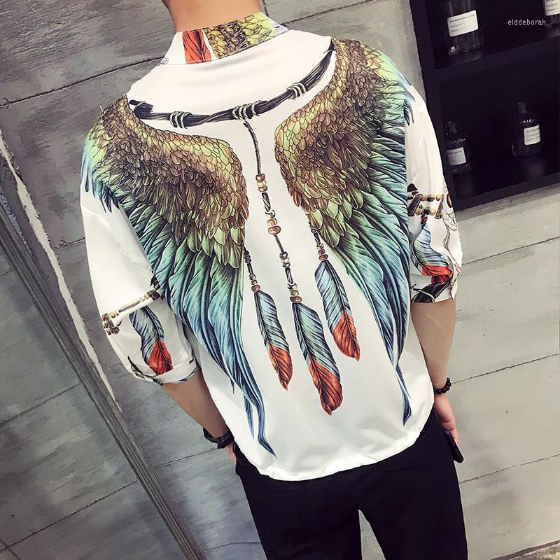 Men's Casual Shirts Arrival Brand Clothing Men Shirt Summer Thin Male Sleeve Printing Leisure Three Quarter Mandarin Collar ShirtsMen's Eldd, Turquoise
Men's Casual Shirts Arrival Brand Clothing Men Shirt Summer Thin Male Sleeve Printing Leisure Three Quarter Mandarin Collar ShirtsMen's Eldd, Turquoise