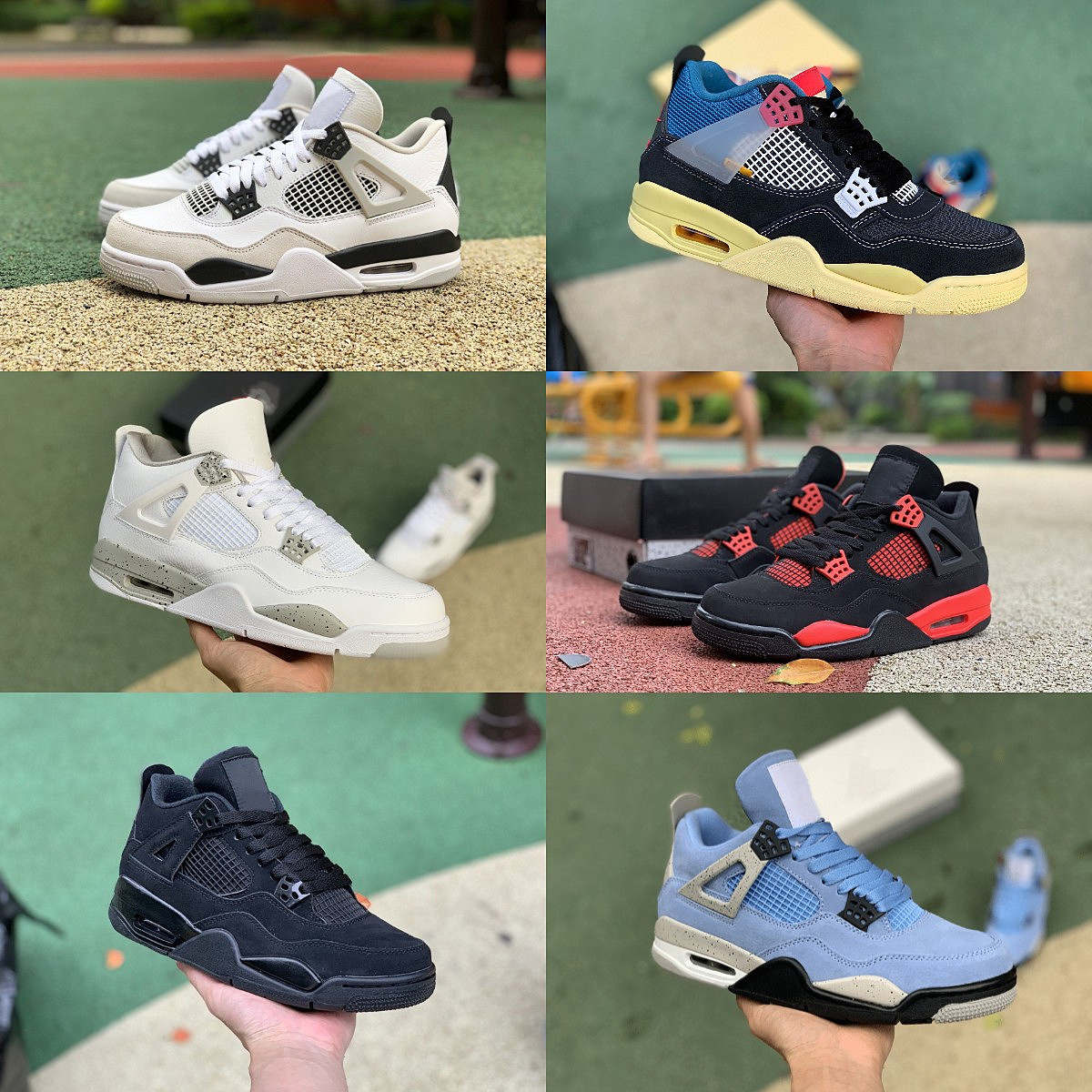 Designer Military Black 4 4s Basketball Shoes Jumpman Mens Women University Blue Infrared Cement Cat NOIR White Oreo Lightning Red Rasta, P4023
Designer Military Black 4 4s Basketball Shoes Jumpman Mens Women University Blue Infrared Cement Cat NOIR White Oreo Lightning Red Rasta, P4023