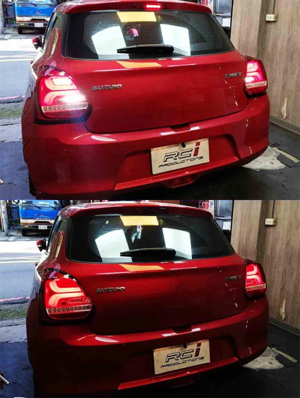 Car Upgrade Tail Light For Swift LED Taillight 20 17-20 19 LED Rear Lamp Focus DRL+Brake+Park+Signal Stop Lights