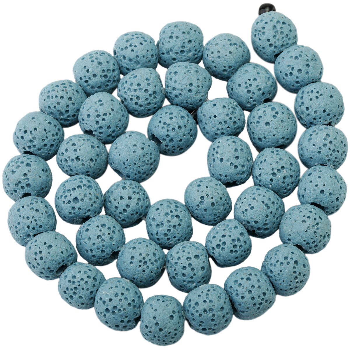 Loose 6MM Natural Rock Lava Stone Round Beads For Making Jewelry Necklace Bracelet Earrings Rings Craft Healing Raw Volcanic Gemstone Quartz Wholesale