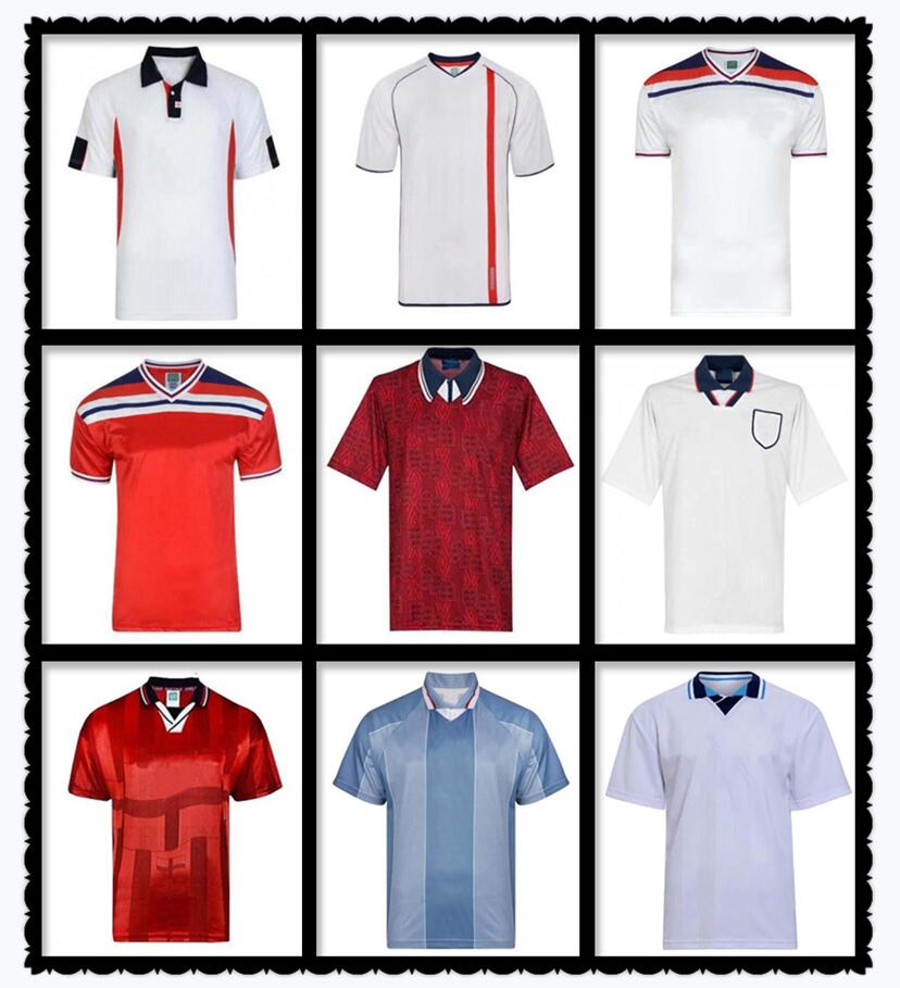 Englas Retro Jersey 1982 1986 1998 2002 2004 Shearer HESKEY Soccer Jersey 1989 1990 Gerrard Scholes Owen 1994 Heskey 1996 Gascoigne vintage classic football shirt
Englas Retro Jersey 1982 1986 1998 2002 2004 Shearer HESKEY Soccer Jersey 1989 1990 Gerrard Scholes Owen 1994 Heskey 1996 Gascoigne vintage classic football shirt