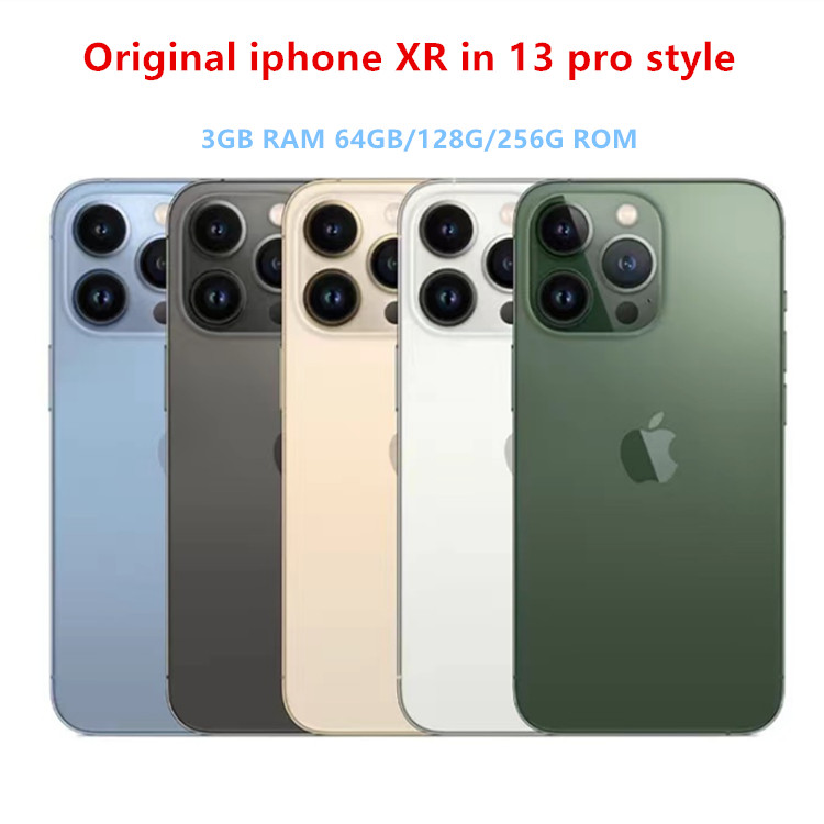 Refurbished Original Unlocked OLED Screen iPhone XR in iPhone 13 pro style Apple iPhone 13 pro max smartphone RAM 3GB ROM 64GB/256GB
Refurbished Original Unlocked OLED Screen iPhone XR in iPhone 13 pro style Apple iPhone 13 pro max smartphone RAM 3GB ROM 64GB/256GB