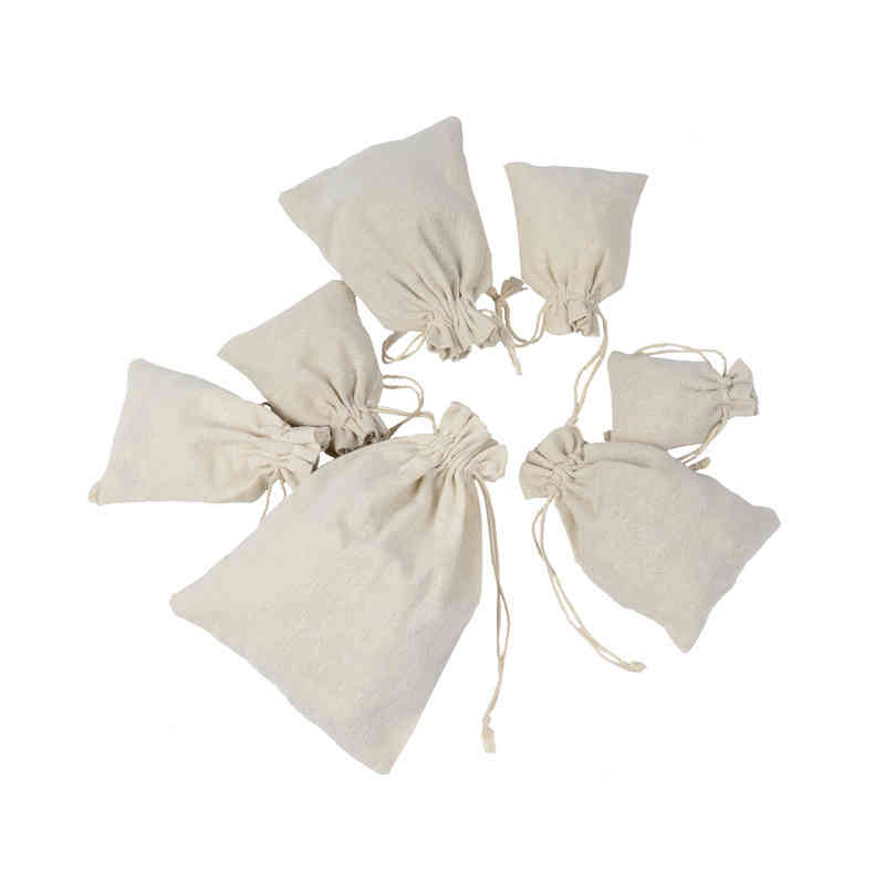 10Pcs Fashion Cotton Drawstring Burlap Bags Wedding Favors Party Christmas Gift Jewelry Hessian Sack Pouches Packing 10 Sizes
10Pcs Fashion Cotton Drawstring Burlap Bags Wedding Favors Party Christmas Gift Jewelry Hessian Sack Pouches Packing 10 Sizes