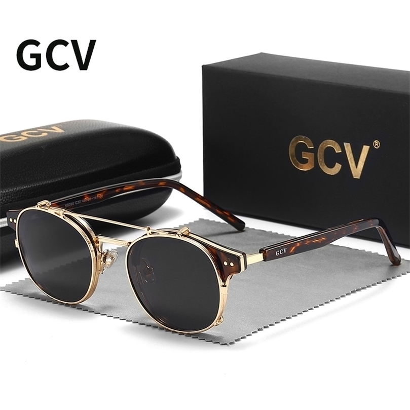 GCV Double Layer Removable Lens Sunglasses The BluRay Glasses Acetate Gothic Retro Steampunk Polarized Men Women Sunglesses 220616
GCV Double Layer Removable Lens Sunglasses The BluRay Glasses Acetate Gothic Retro Steampunk Polarized Men Women Sunglesses 220616
