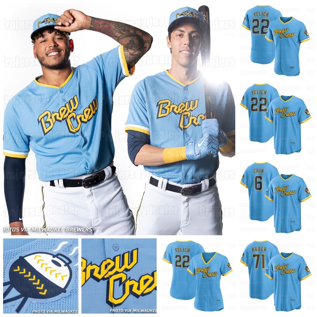 Christian Yelich 2022 City Connect Jersey Brewers Willy Adames Corbin Burnes Josh Harder Rowdy Tellez Eduardo Escobar Kolten Wong Milwaukee Lorenzo Cain, White youth s-xl 
Christian Yelich 2022 City Connect Jersey Brewers Willy Adames Corbin Burnes Josh Harder Rowdy Tellez Eduardo Escobar Kolten Wong Milwaukee Lorenzo Cain, White youth s-xl