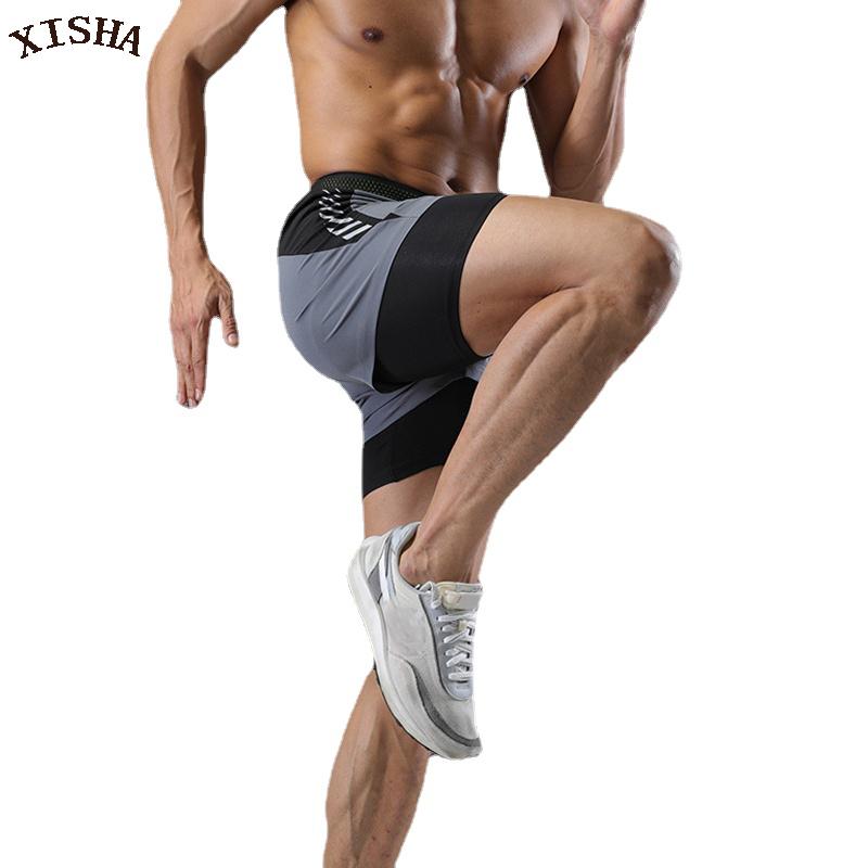 Men's Shorts 2022 Est Sweat Gyms Fitness Training Fake Two-piece Short Pants Casual Lined Bottoms Breathable Quick-drying, White;black
Men's Shorts 2022 Est Sweat Gyms Fitness Training Fake Two-piece Short Pants Casual Lined Bottoms Breathable Quick-drying, White;black