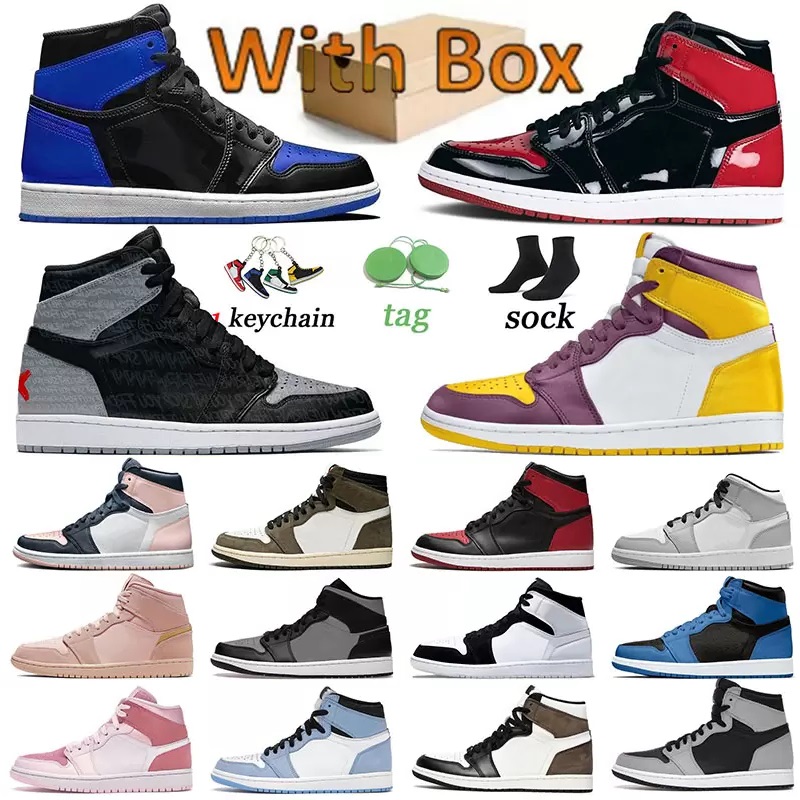 Mens Jumpman 1 high OG basketball shoes 1s Rebellionaire University Blue electro orange dark mocha bred shadow UNC twist men women Sneakers trainers With Box, 40
Mens Jumpman 1 high OG basketball shoes 1s Rebellionaire University Blue electro orange dark mocha bred shadow UNC twist men women Sneakers trainers With Box, 40