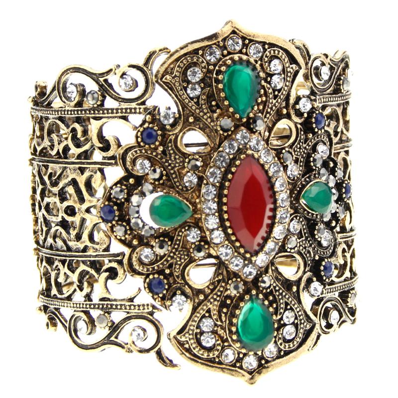 Bangle Sunspicems Vintage Big Turkish Bangles Cuff Bracelets C Shape Retro Gold Color Women Resin Wedding Jewelry Bridal Gift
Bangle Sunspicems Vintage Big Turkish Bangles Cuff Bracelets C Shape Retro Gold Color Women Resin Wedding Jewelry Bridal Gift