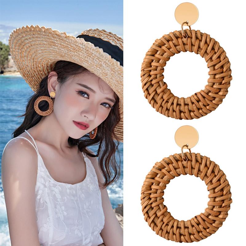 Dangle & Chandelier Hawaii Style Woman Earring 7/pieces Korea Handmade Bamboo Braid Drop Earrings For Women Geometry 2022 Trend Jewelry
Dangle & Chandelier Hawaii Style Woman Earring 7/pieces Korea Handmade Bamboo Braid Drop Earrings For Women Geometry 2022 Trend Jewelry