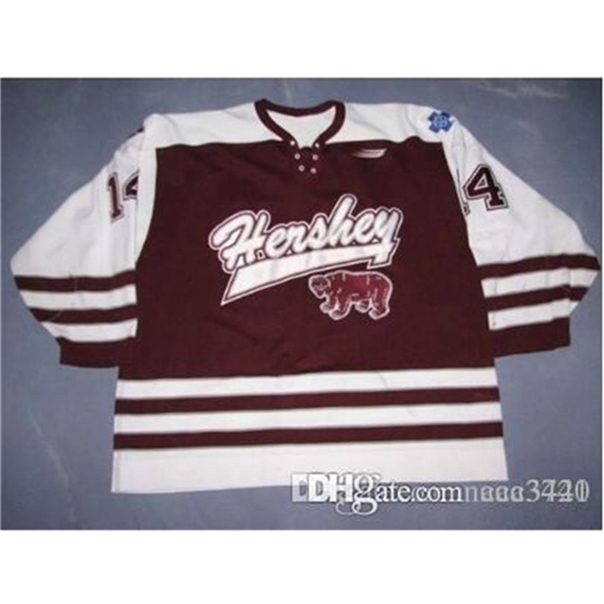 C26 Nik1 Custom Men Youth women Nik1 tage AHL Hershey Bears 100% Embroidery # 14 Alex Tangu Hockey Jersey Size S-5XL or custom any name or number, Wine red youth s-xl
C26 Nik1 Custom Men Youth women Nik1 tage AHL Hershey Bears 100% Embroidery # 14 Alex Tangu Hockey Jersey Size S-5XL or custom any name or number, Wine red youth s-xl