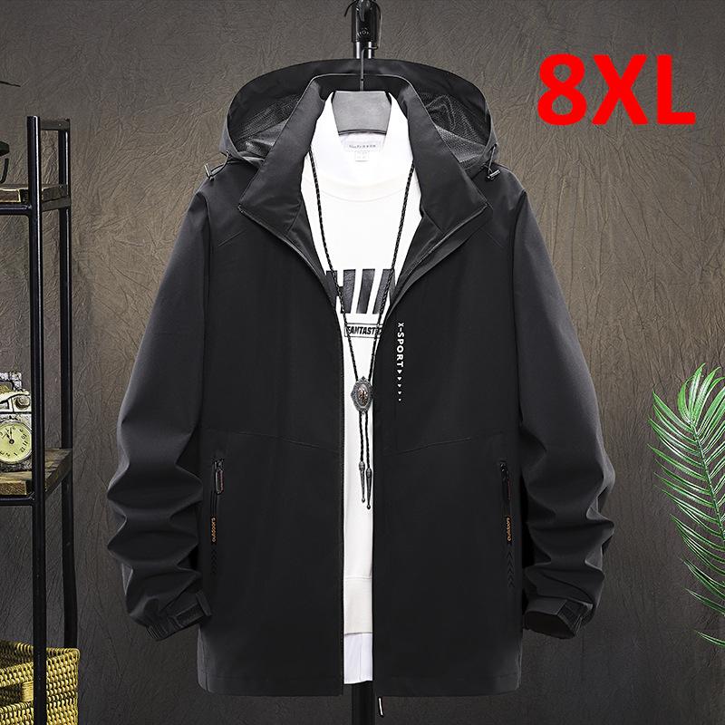 Men's Jackets 8XL Plus Size Jacket Coat Men Solid Color Casual Waterproof Male Windbreaker Big Outdoor OuterwearMen's, Black
Men's Jackets 8XL Plus Size Jacket Coat Men Solid Color Casual Waterproof Male Windbreaker Big Outdoor OuterwearMen's, Black