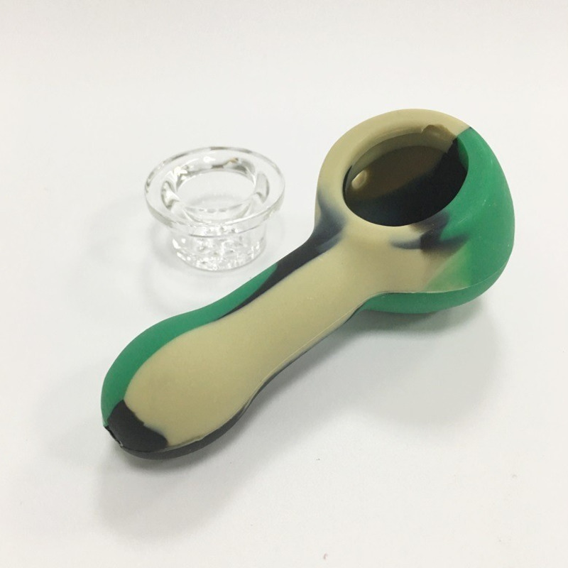 Silicone pipe healthy mini pipes smoking accessories set glass filter bowl accessory 
Silicone pipe healthy mini pipes smoking accessories set glass filter bowl accessory