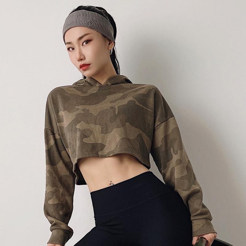 Yoga Outfit Camouflage Military Short Workout Tops Quick-drying Wears Clothes Sports Long SleevesYoga, Camouflage green
Yoga Outfit Camouflage Military Short Workout Tops Quick-drying Wears Clothes Sports Long SleevesYoga, Camouflage green