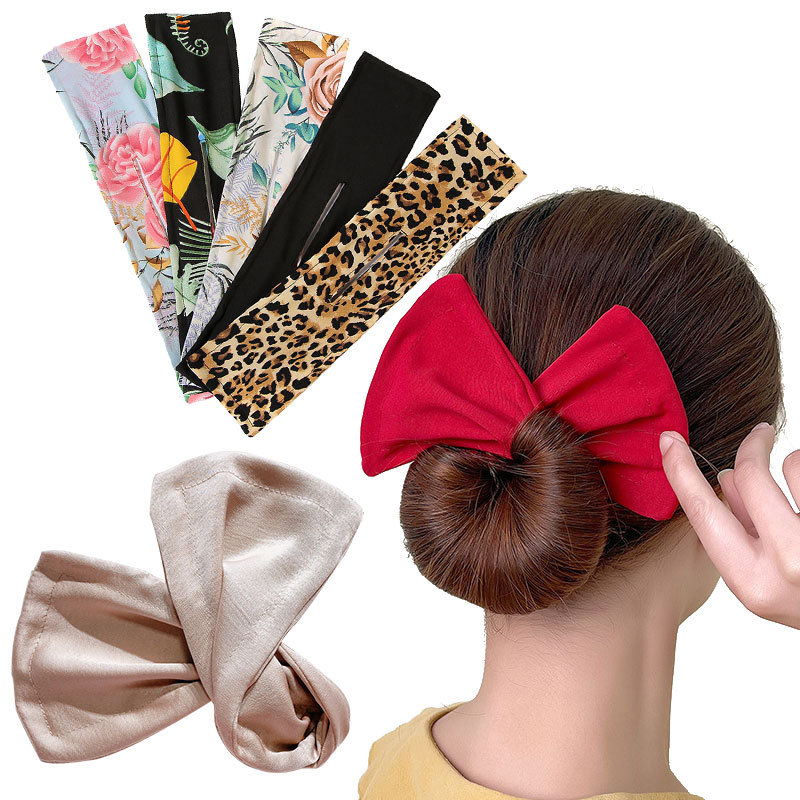 Multicolor Deft Bun Print Headband Hairpin for Women Girl Cloth Hair Circle Bun Maker Ponytail Holder Hair Accessories 5607 Q2
Multicolor Deft Bun Print Headband Hairpin for Women Girl Cloth Hair Circle Bun Maker Ponytail Holder Hair Accessories 5607 Q2