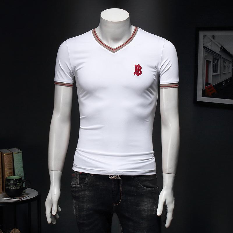 Men's T-Shirts Men Brand B Embroidery 5XL 4XL Famous Designer Tee Shirt Short Sleeve Male TShirts Camiseta Tshirt Homme E152Men's, Black
Men's T-Shirts Men Brand B Embroidery 5XL 4XL Famous Designer Tee Shirt Short Sleeve Male TShirts Camiseta Tshirt Homme E152Men's, Black