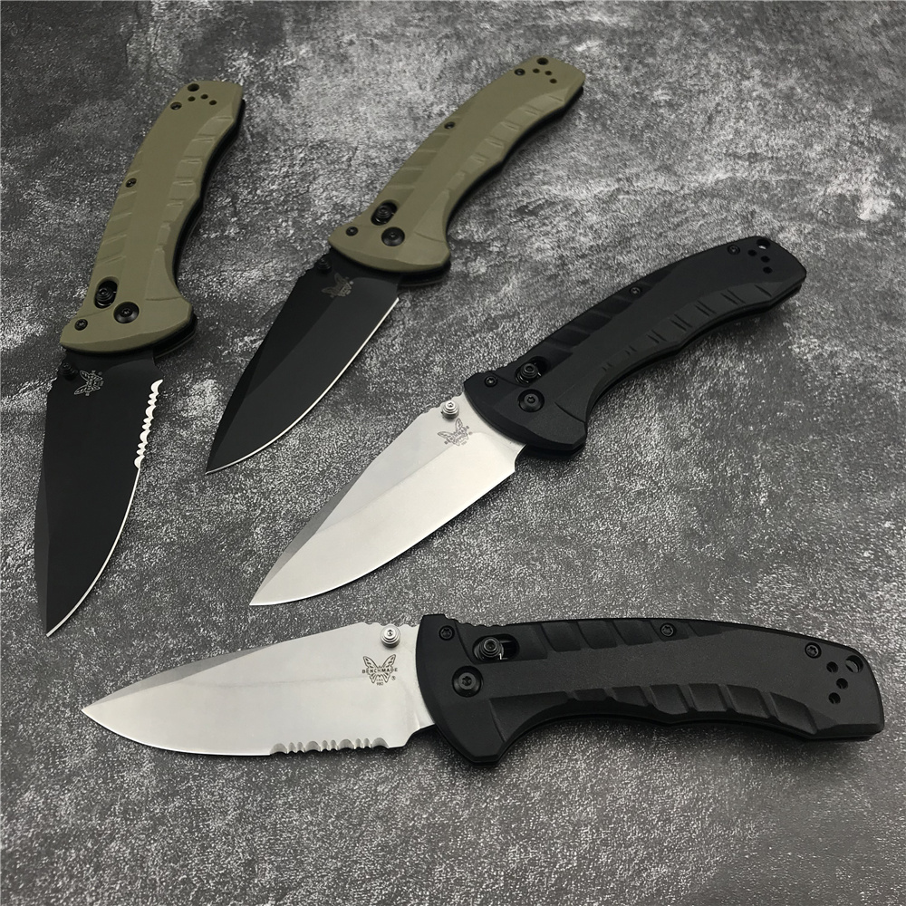 Benchmade Turret 980 EDC Folding Knife CPM-S30V Drop-Point sharp Blade Synthetic resin handles Manual Open Tactical Outdoor Pocket Survival Hunt Knives BM 535 980SBK
Benchmade Turret 980 EDC Folding Knife CPM-S30V Drop-Point sharp Blade Synthetic resin handles Manual Open Tactical Outdoor Pocket Survival Hunt Knives BM 535 980SBK