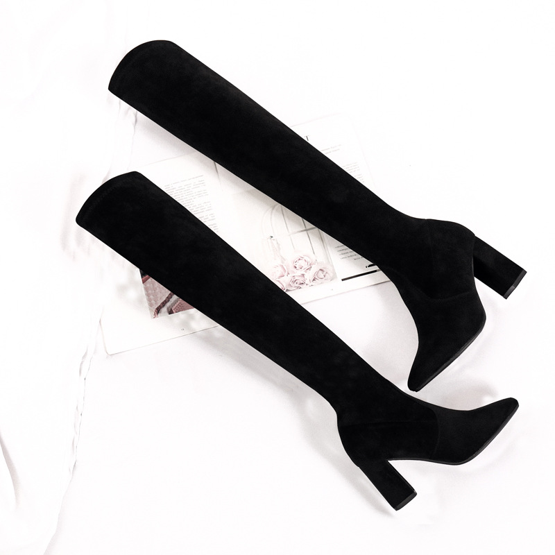 Womens Boots Over The Knee Boots Sexy Winter Female Thigh Shoes Keep Warm Non-Slip High Heel -40 Soft Upper Slip-on, Black
Womens Boots Over The Knee Boots Sexy Winter Female Thigh Shoes Keep Warm Non-Slip High Heel -40 Soft Upper Slip-on, Black