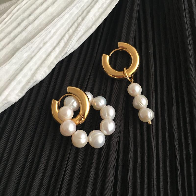 Dangle & Chandelier Asymmetric Natural Freshwater Pearl Hanging Earrings Hoop French Drop Fine Jewlery Wedding Party GiftDangle
Dangle & Chandelier Asymmetric Natural Freshwater Pearl Hanging Earrings Hoop French Drop Fine Jewlery Wedding Party GiftDangle