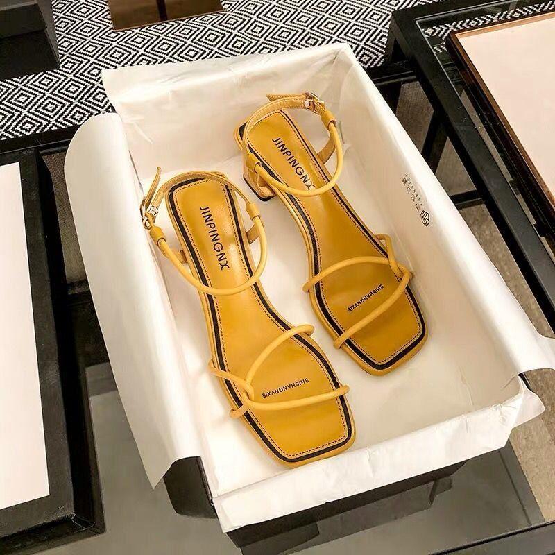 Dress Shoes Summer Women Gladiator Buckle Strap Women's Sandals Fashion Chunky Ladies For Woman Ankle FootwearDress, Black
Dress Shoes Summer Women Gladiator Buckle Strap Women's Sandals Fashion Chunky Ladies For Woman Ankle FootwearDress, Black