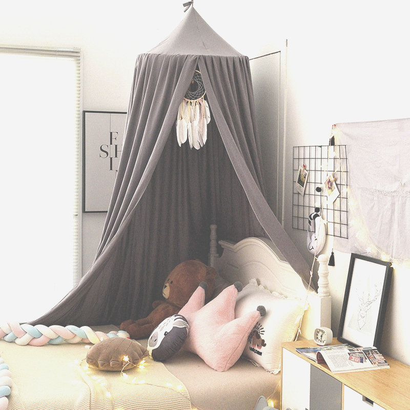 Baby Crib Bed Tent Hung Dome Mosquito Net Baby Bed Baby Girl Room Decor Kids Bed Canopy Tent 220531