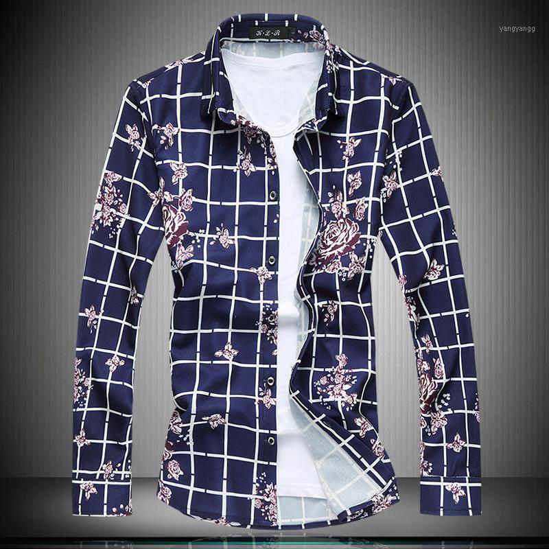 Big Size Clothing Men Casual Shirts 2022 Fashion Plaid Floral Camisa Masculina Flowers Long Sleeve #9930, Navy blue
Big Size Clothing Men Casual Shirts 2022 Fashion Plaid Floral Camisa Masculina Flowers Long Sleeve #9930, Navy blue