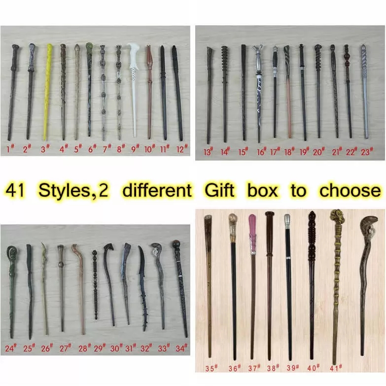 41 Styles Magic Wand Fashion Accessories PVC Resin Magical Wands Creative Cosplay Game Toys CYZ3183
41 Styles Magic Wand Fashion Accessories PVC Resin Magical Wands Creative Cosplay Game Toys CYZ3183