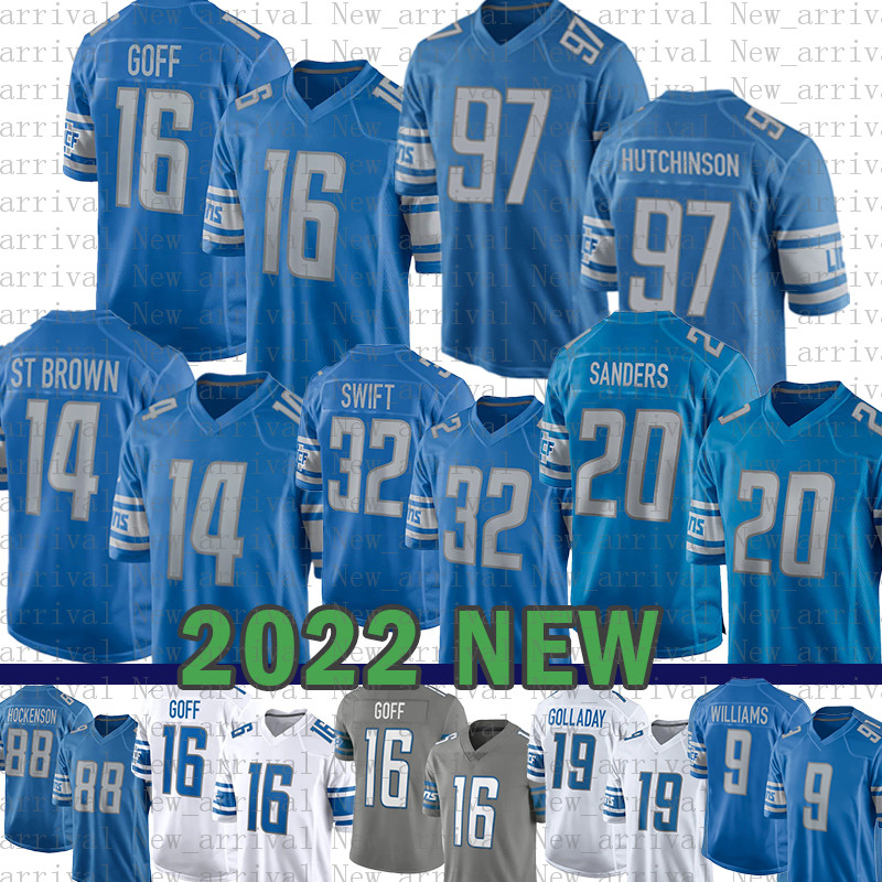 T.J. Hockenson Aidan Hutchinson Football Jersey Jared Goff Amon-Ra St. Brown Jameson Williams Penei Sewell D'Andre Swift Lions''Barry Sanders Jack Fox Ragnow, Mens-x s
T.J. Hockenson Aidan Hutchinson Football Jersey Jared Goff Amon-Ra St. Brown Jameson Williams Penei Sewell D'Andre Swift Lions''Barry Sanders Jack Fox Ragnow, Mens-x s