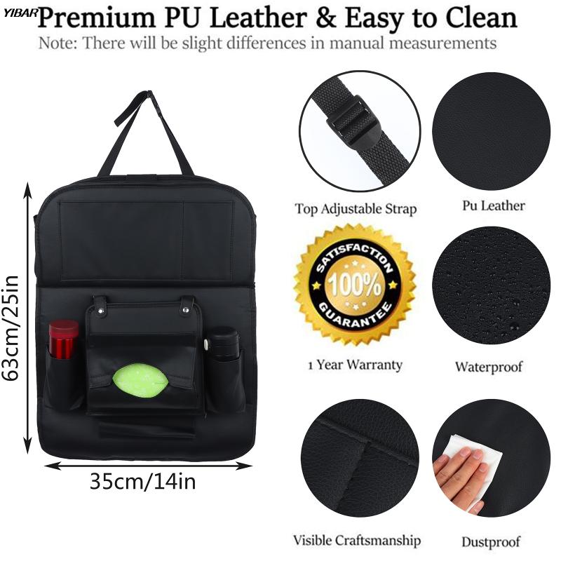 Car Organizer Multi-Function Backseat With Foldable Table Tray Tissue Box PU Leather
Car Organizer Multi-Function Backseat With Foldable Table Tray Tissue Box PU Leather