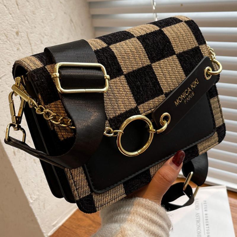 Evening Bags Fashionable Lattice Design Flap Crossbody For Women 2022 Handbag Simple Shoulder Bag Handbags, Black
Evening Bags Fashionable Lattice Design Flap Crossbody For Women 2022 Handbag Simple Shoulder Bag Handbags, Black
