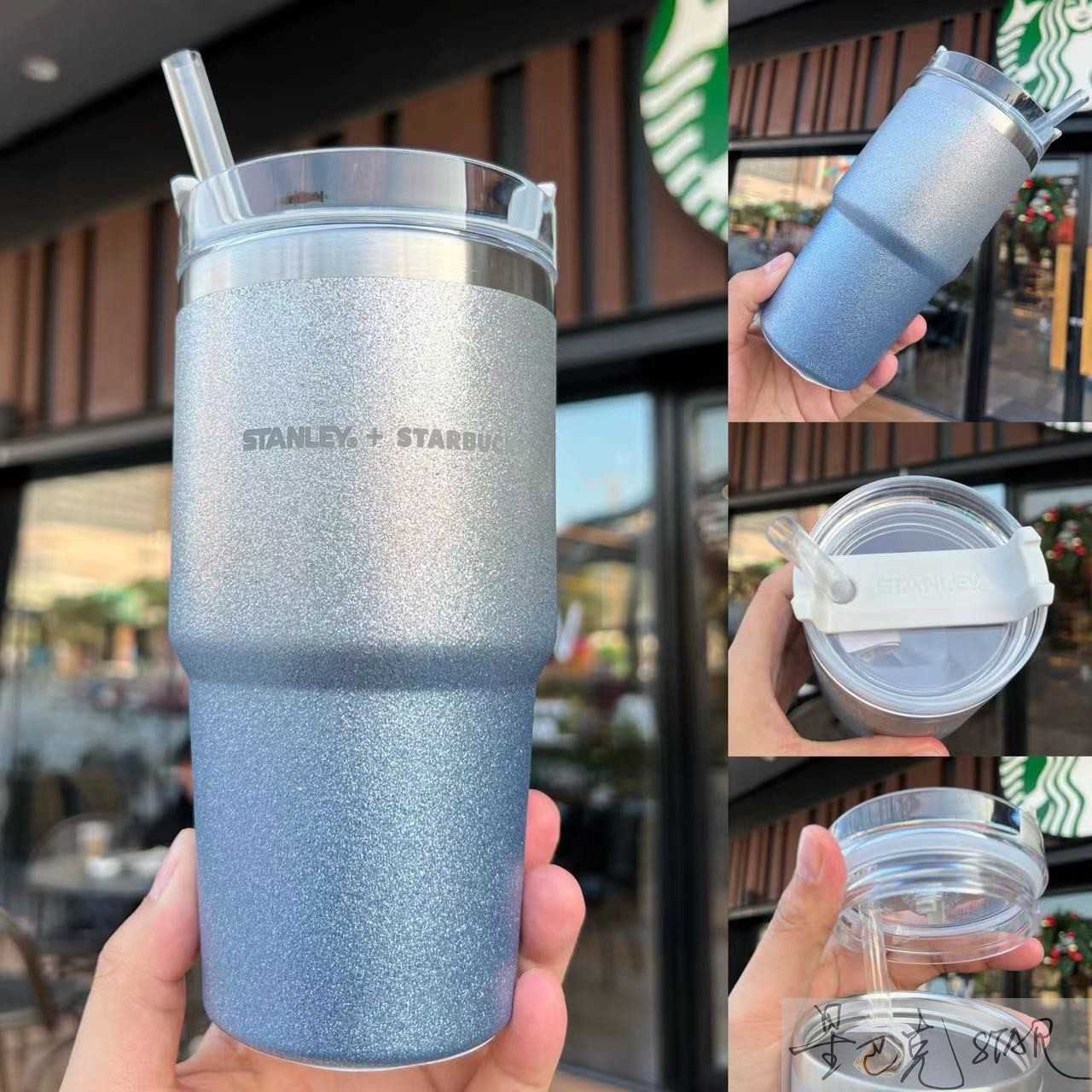 Starbucks New Year Cup 591ml shiny gradient Stanley stainless steel straw cup cooperation, 591ml shiny gradient stainless steel
Starbucks New Year Cup 591ml shiny gradient Stanley stainless steel straw cup cooperation, 591ml shiny gradient stainless steel