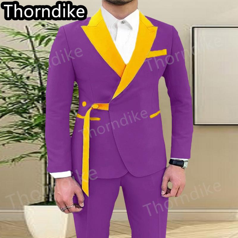 Men's Suits & Blazers Thorndike Handsome Tailor Made One Breasted Formal Men Groom Wear Slim Fit 2-Piece Suit Party Dinner Dress Wedding Tux, Suits2
Men's Suits & Blazers Thorndike Handsome Tailor Made One Breasted Formal Men Groom Wear Slim Fit 2-Piece Suit Party Dinner Dress Wedding Tux, Suits2