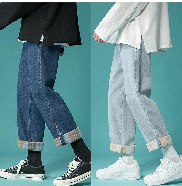 Men' Jeans 2022 Autumn Men' Casual Loose Straight-leg Pants Wide-leg Patchwork For Men Baggy JeansMen, Black
Men' Jeans 2022 Autumn Men' Casual Loose Straight-leg Pants Wide-leg Patchwork For Men Baggy JeansMen, Black