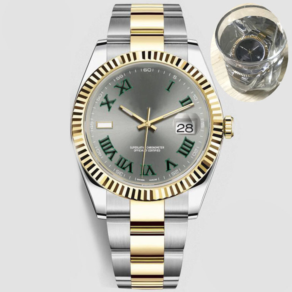 mens watches automatic mechanical 41mm Green Roman Numerals Dial full stainless steel Swim wristwatches watch silver jubilee bracelet wimbeldon dial, Screwdriver
mens watches automatic mechanical 41mm Green Roman Numerals Dial full stainless steel Swim wristwatches watch silver jubilee bracelet wimbeldon dial, Screwdriver