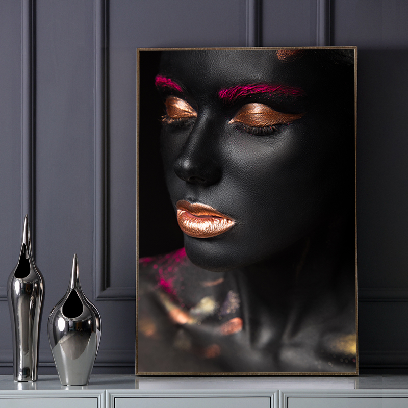 Sexy African Black Woman Canvas Painting Modern Figure Art Posters Women Pictures Print Wall Painting For Living Room Decoration
Sexy African Black Woman Canvas Painting Modern Figure Art Posters Women Pictures Print Wall Painting For Living Room Decoration