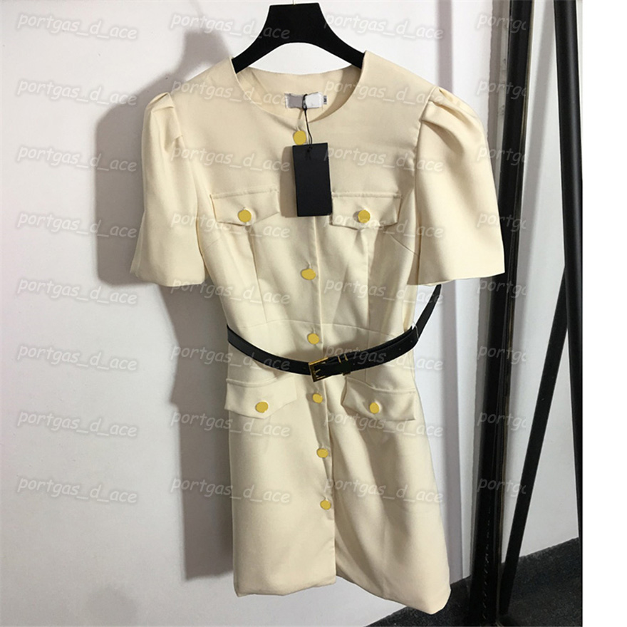 Luxurys Womens Dress Designers Short Sleeve Lapel Dresses Tide Street Style Dress 2 Color, Beige with label *
Luxurys Womens Dress Designers Short Sleeve Lapel Dresses Tide Street Style Dress 2 Color, Beige with label *