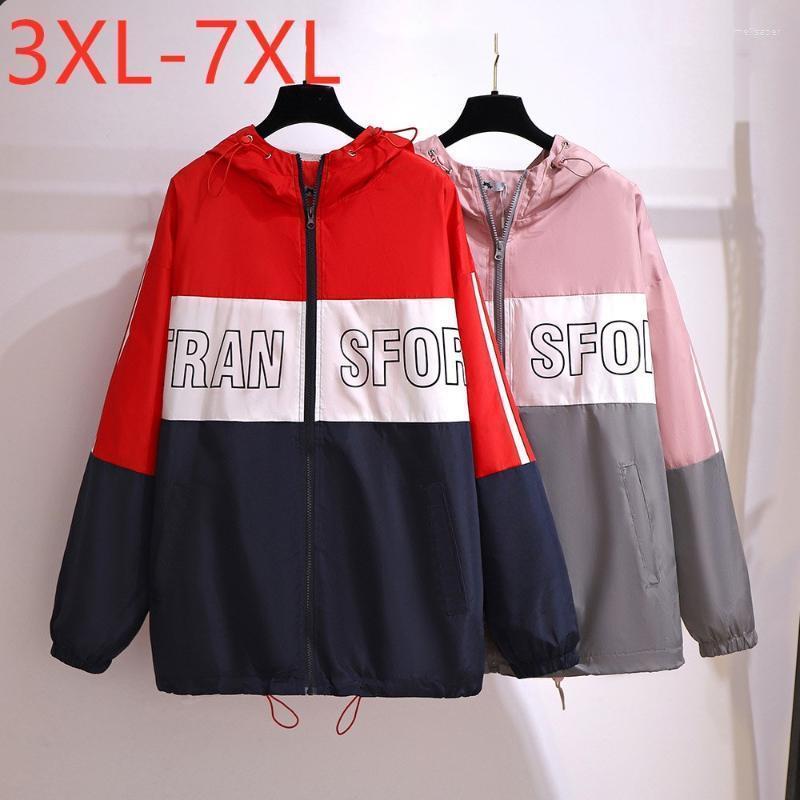 Women's Plus Size Outerwear & Coats Missfansiqi 3XL-7XL Ladies Spring Autumn Sports Jacket Hooded For Women Large Long Sleeve Loose Baseball, Red
Women's Plus Size Outerwear & Coats Missfansiqi 3XL-7XL Ladies Spring Autumn Sports Jacket Hooded For Women Large Long Sleeve Loose Baseball, Red