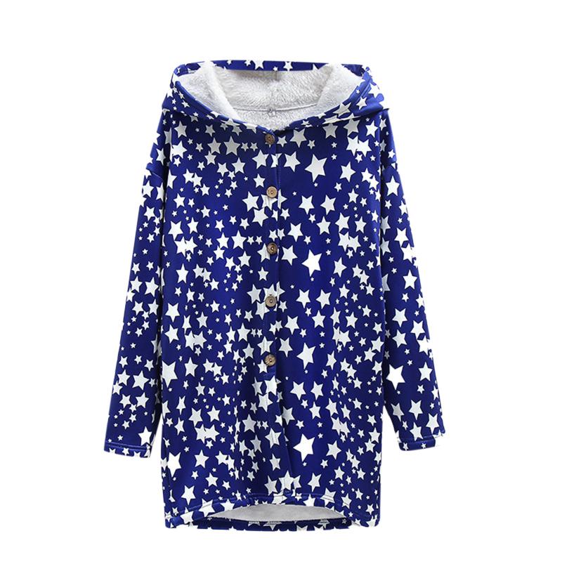 Women' Jackets Women Stars Print Velvet Coat Pocket Zipper Hood Cardigan Long Sleeves CoatWomen, Black
Women' Jackets Women Stars Print Velvet Coat Pocket Zipper Hood Cardigan Long Sleeves CoatWomen, Black