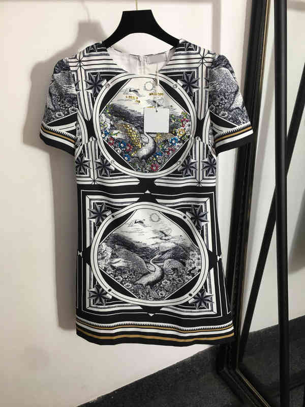 Designer Womens Casual Print Dresses Her Swan Print Crew Neck Short Sleeve Black Dress Sizes S- Luxury Women Clothing Apparel, 18
Designer Womens Casual Print Dresses Her Swan Print Crew Neck Short Sleeve Black Dress Sizes S- Luxury Women Clothing Apparel, 18