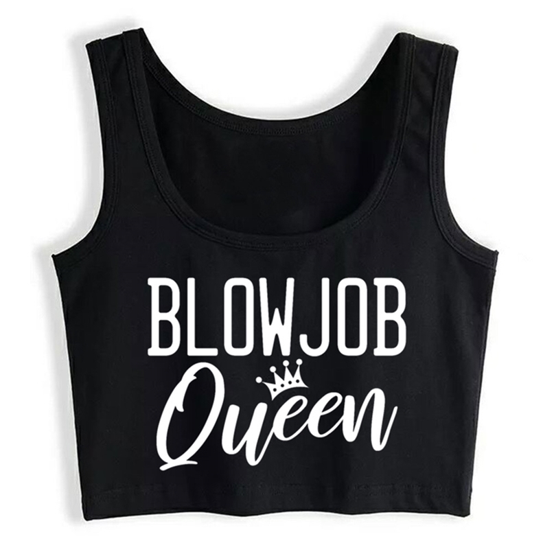 Crop Top Female Adult Humor Casual Vintage Cotton Tops Women 220325