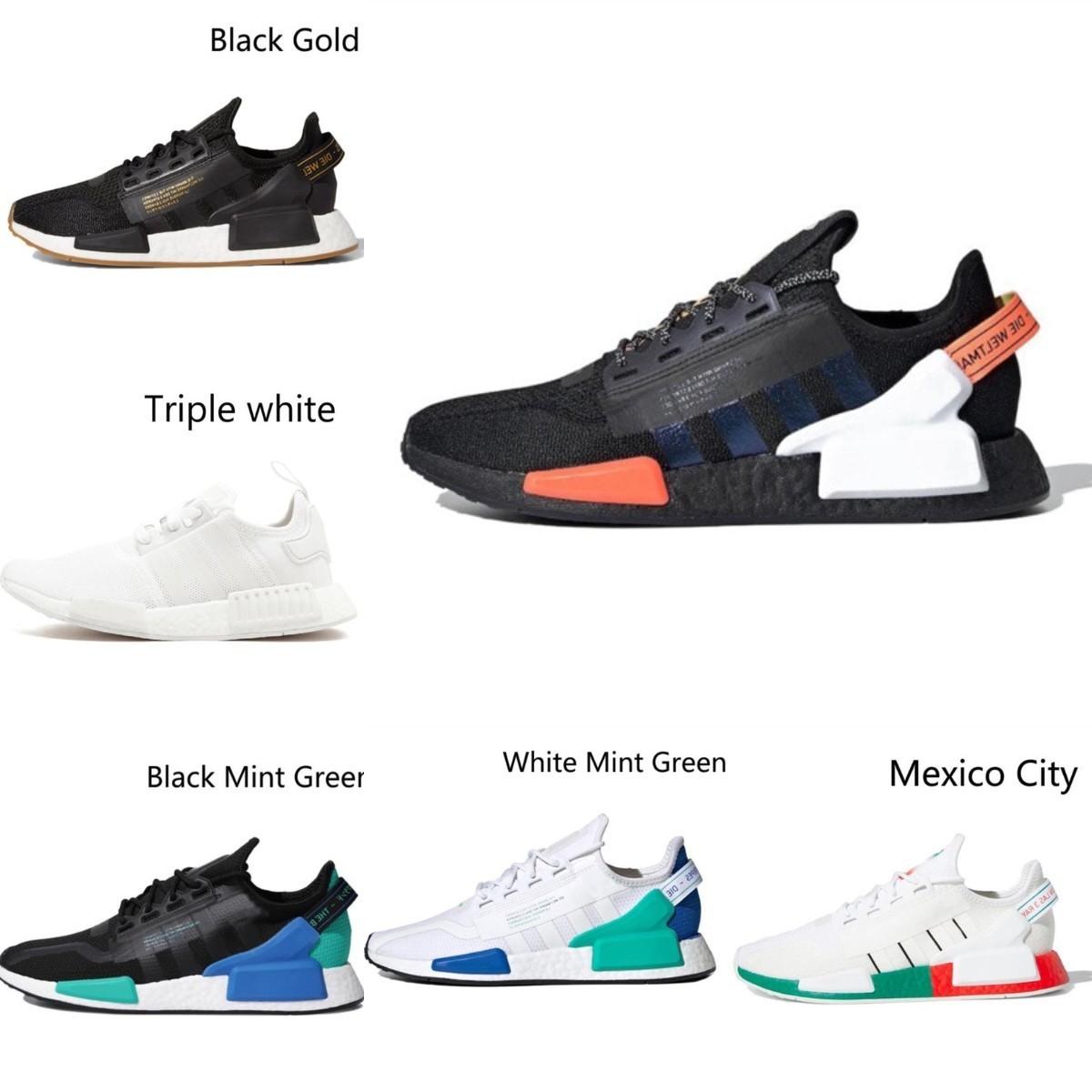 2022 High Quality Mens Womens Running Shoes NMD R1 V2 Core Triple White Black Mesh Tokyo Blue Glow Vapour Pink Light Onix Outdoor Trainer Coach Designer, Shua
2022 High Quality Mens Womens Running Shoes NMD R1 V2 Core Triple White Black Mesh Tokyo Blue Glow Vapour Pink Light Onix Outdoor Trainer Coach Designer, Shua