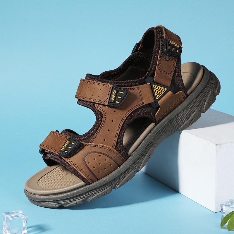 Sandals Summer Casual Shoes For Men Fashion Leather Outdoor Sport Anti-slip Wading ShoesSandals, 219black
Sandals Summer Casual Shoes For Men Fashion Leather Outdoor Sport Anti-slip Wading ShoesSandals, 219black