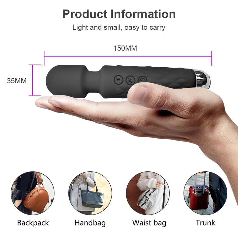 Mini Powerful Vibrator Sex Toys for Woman AV Magic Wand Vibrators Clitoris Stimulator Masturbator Dildo Erotic Adult 18 220317
