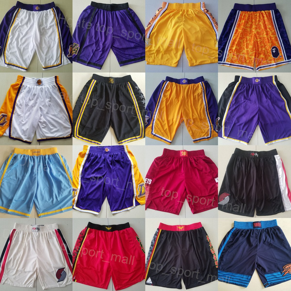 Men Sport Jamal Murray Basketball Shorts CJ McCollum Sweatpants Elastic Waist Trae Young Wear Hip Pop Drawstring Pant Red Black White Blue Yellow Purple Stitched
Men Sport Jamal Murray Basketball Shorts CJ McCollum Sweatpants Elastic Waist Trae Young Wear Hip Pop Drawstring Pant Red Black White Blue Yellow Purple Stitched