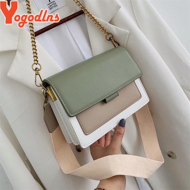 Yogodlns Contrast color Leather Crossbody Bag For Women Travel bag Fashion Simple Shoulder Lady 220401, White
Yogodlns Contrast color Leather Crossbody Bag For Women Travel bag Fashion Simple Shoulder Lady 220401, White