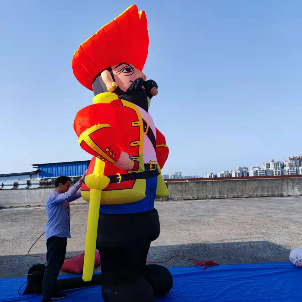 Ocean Event Giant Inflatable Pirate Captain Cartoon Characters For Outdoor Display Kids Party Decoration