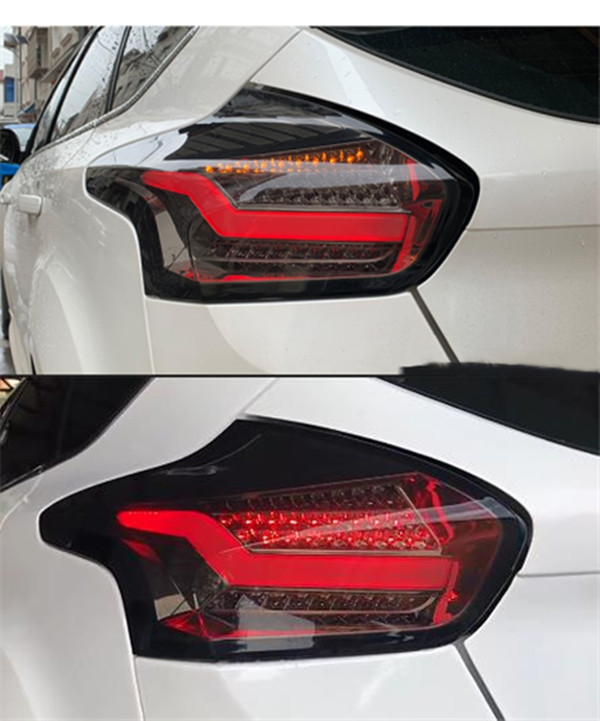 auto parts rear lights For Ford Focus LED Tail Light 15-18 Taillight Car Running Lamp brake Reverse Turn Signal Light