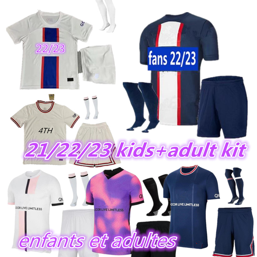 22 23 adult kids kit set MBAPPE HAKIMI PLAYER #30 soccer jersey PAriS SERGIO RAMOS Maillots de football 2021 2022 2023 MARQUINHOS VERRATTI shirt uniforms maillot foot
22 23 adult kids kit set MBAPPE HAKIMI PLAYER #30 soccer jersey PAriS SERGIO RAMOS Maillots de football 2021 2022 2023 MARQUINHOS VERRATTI shirt uniforms maillot foot