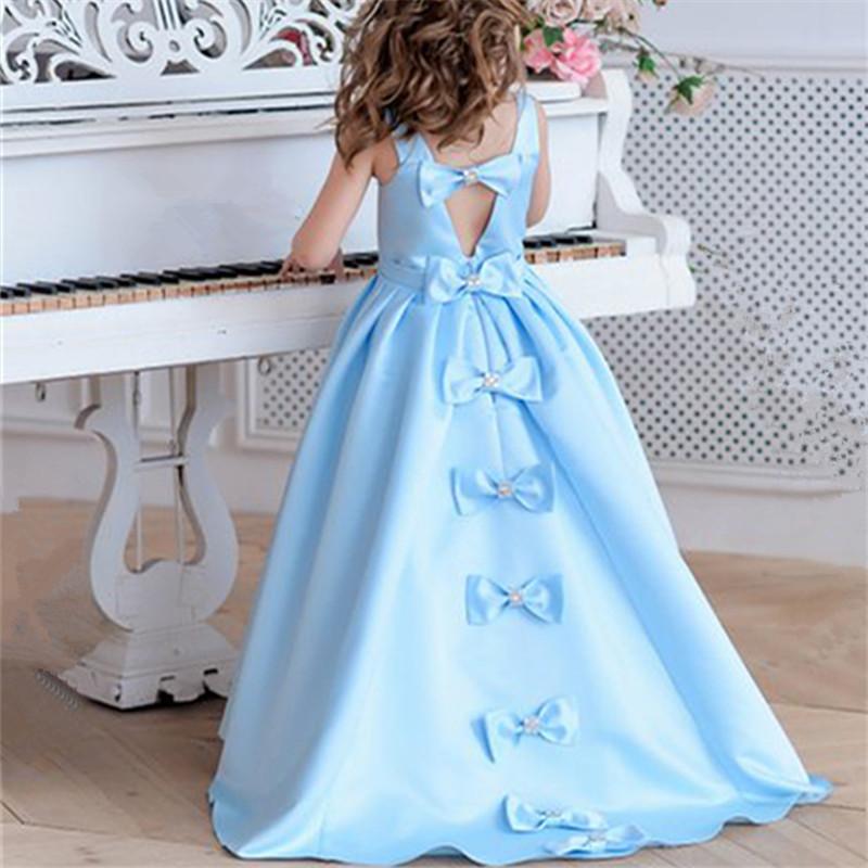 Girl's Dresses Elegant Sky Blue Flower Girls Dress Satin Princess Gown Party Wedding Big Sash Special Occasion Vestidos Fiesta D NinaGirl's, Yellow
Girl's Dresses Elegant Sky Blue Flower Girls Dress Satin Princess Gown Party Wedding Big Sash Special Occasion Vestidos Fiesta D NinaGirl's, Yellow